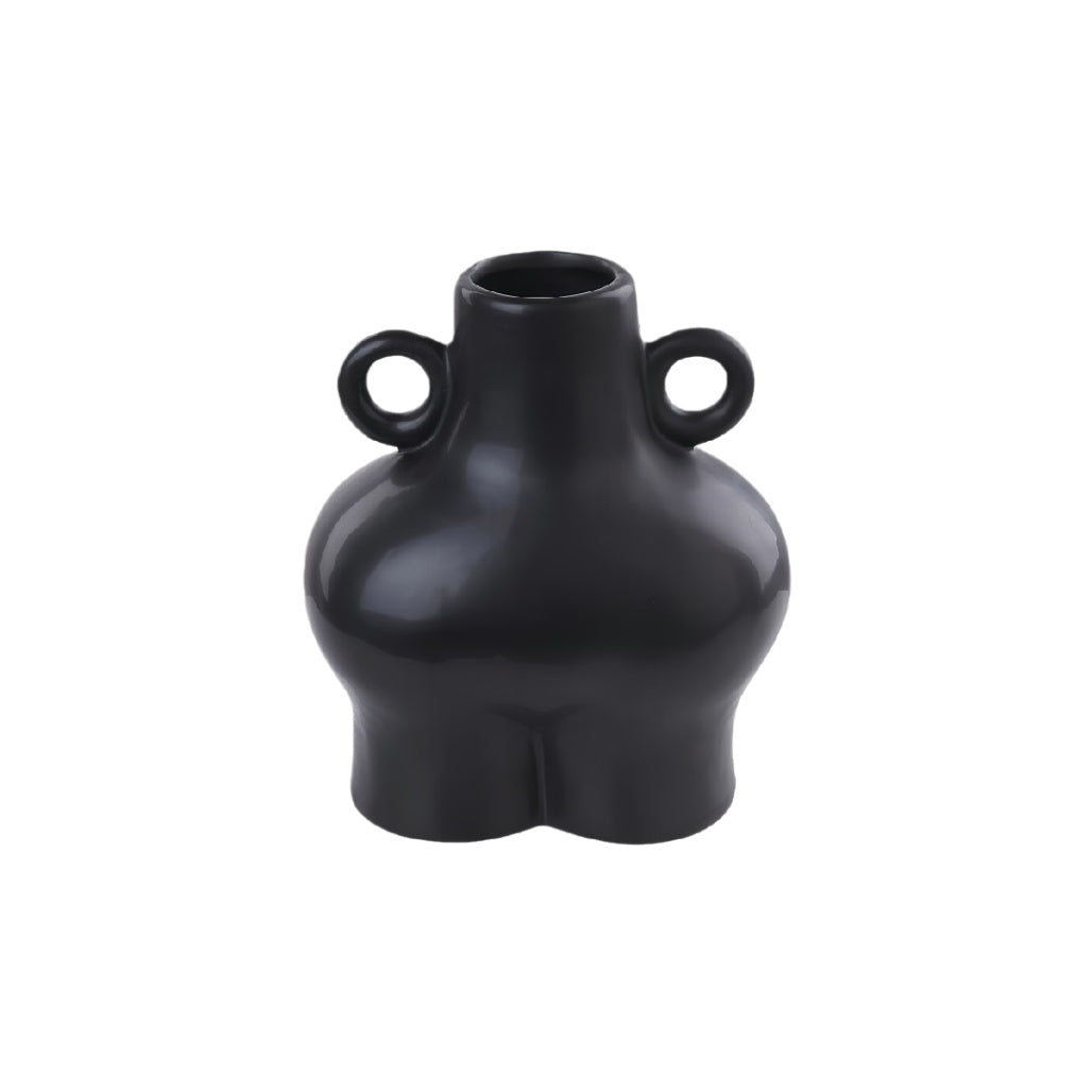 Vase décoratif en céramique pour salon - 20 x 15 x 25